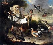 HONDECOETER, Melchior d Das Vogelkonzert Spain oil painting artist